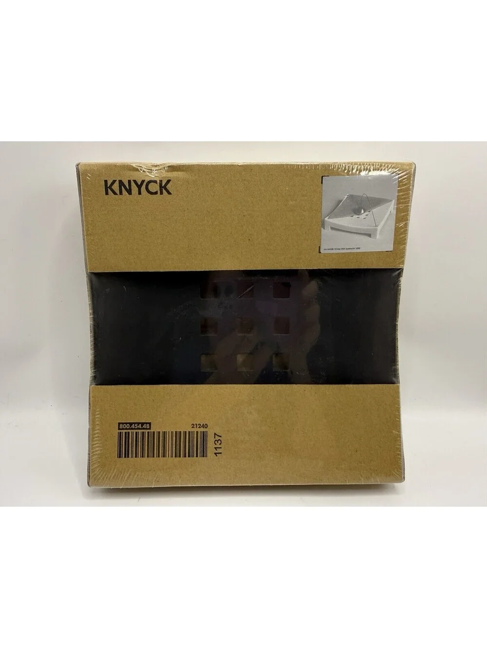 IKEA KNYCK Napkin Holder Black NIB